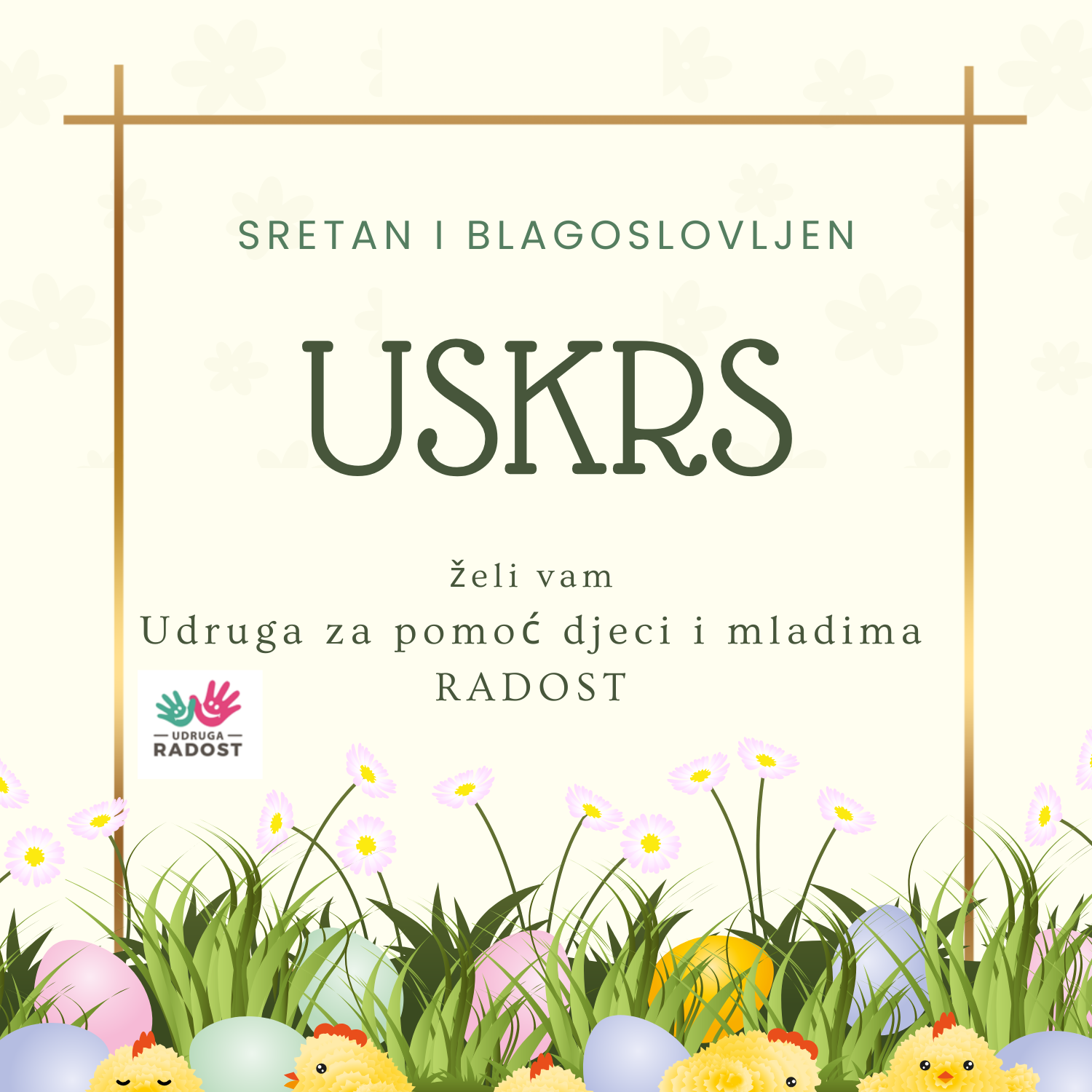 Čestitka udruga Radost